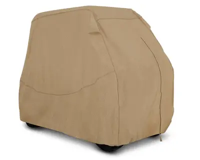 CarCoversFactory.com - Golf Cart Cover for 2001 Yamaha Drive2-PTV 2 Passenger Extended Roof - Premium Edition